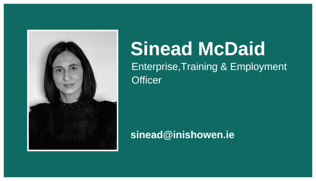 Business Card of Enterprise Officer Sinead McDaid